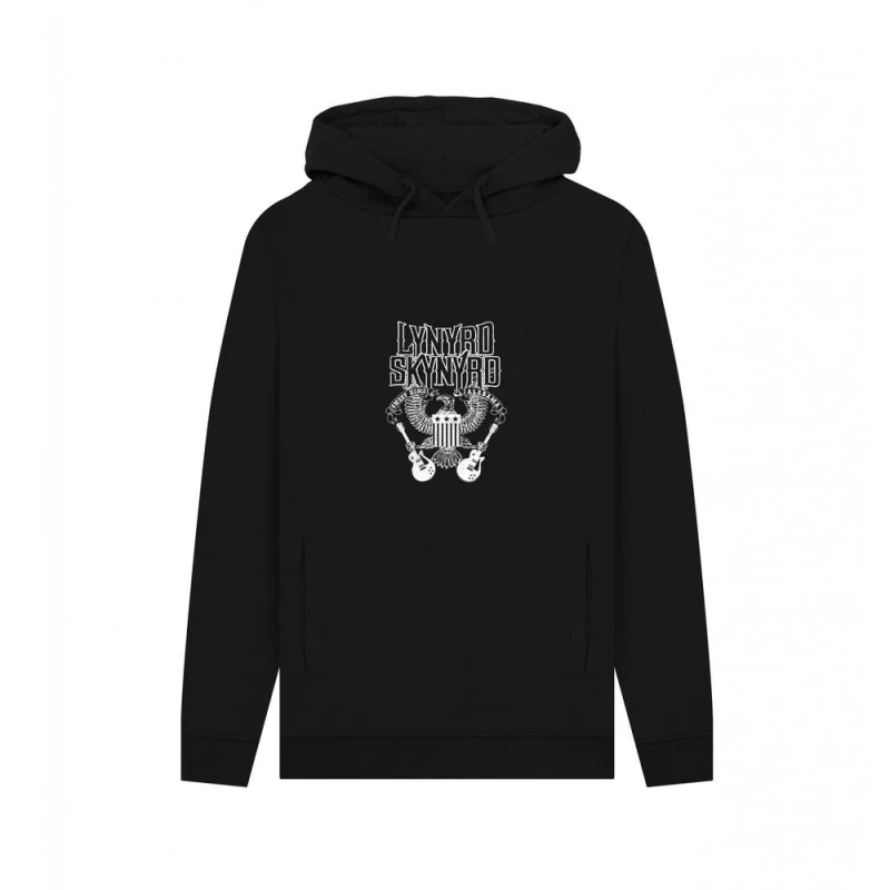 Image of Lynyrd Skynyrd Mens Sweet Home Alabama Hoodie in Black Size: Small Black Male S