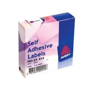 Image of Avery 24-415 White Labels in Dispensers Pack 2000