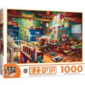 Image of Masterpieces Puzzle EZ Grip Attic Treasures Puzzle 1000 piece jigsaw puzzle