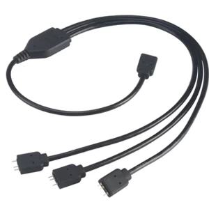 Image of Akasa 0.5m Addressable RGB LED Splitter & Extension Cable