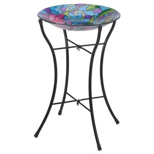 Image of Smart Garden Hummingbird Glass Bird Bath