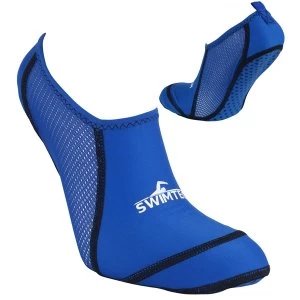 Image of SwimTech Pool Socks Blue - UK Size 8-10