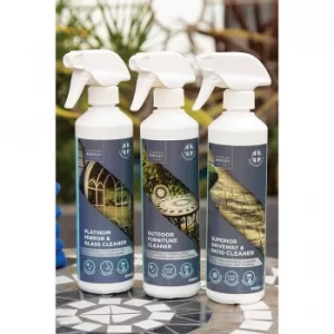 Image of Charles Bentley Outdoor Cleaning Trio with Microfiber Cloths