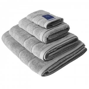 Image of Nautica Plain Dye Towel - Mid Grey