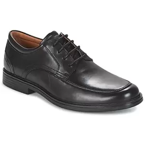 Image of Clarks UN ALDRIC PARK mens Casual Shoes in Black,7,8,9,9.5,10.5,11,8.5,12,10,6