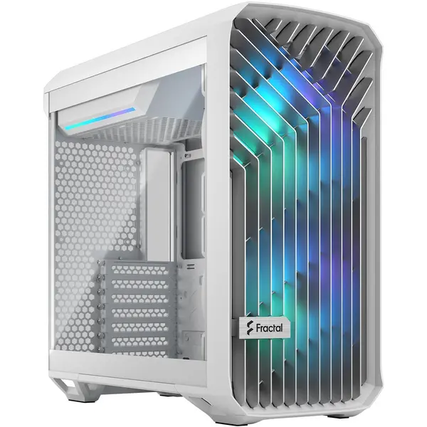Image of Fractal Design Torrent Compact TG RGB Mid Tower Gaming Case - White