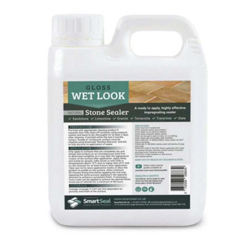Image of SMARTSEAL Sandstone/Natural Stone Sealer - Wet Look - 1 Litre M3-JB0Y-SPCW