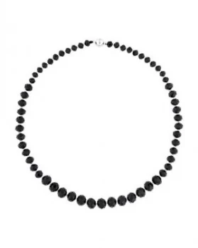 Image of Jon Richard Jet Graduated Bead Necklace