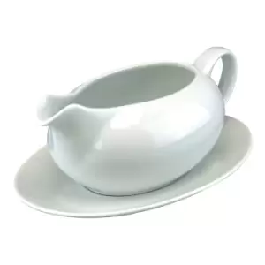 Image of Apollo Gravy Boat and Saucer - 550ml
