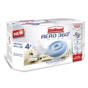 Image of UniBond Aero 360 Moisture Absorber Refills - 4 Pack
