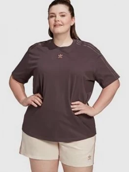 Image of Adidas Originals New Neutral Boyfriend Tee - Plus Size