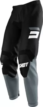 Image of Shot Raw Burst Motocross Pants, black-grey, Size 34, black-grey, Size 34