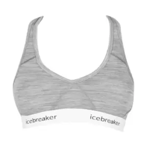 Image of Icebreaker Sprite Racerback Bra - Grey
