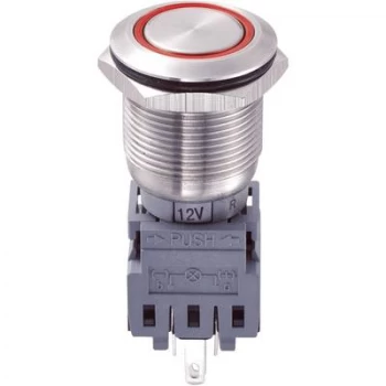 Image of TRU COMPONENTS LAS1 BGQ 11ZER12V Tamper proof pushbutton 250 V AC 5 A 1 x OffOn IP67 latch