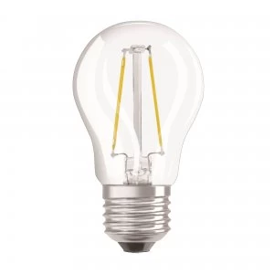 Image of Osram 2.5W Parathom Clear LED Globe Bulb ES/E27 Very Warm White - 287983-287983