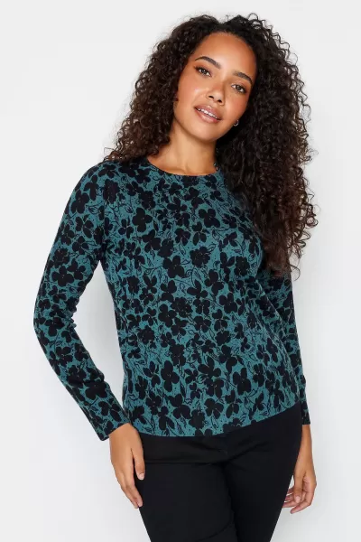Image of Petite Print Jumper