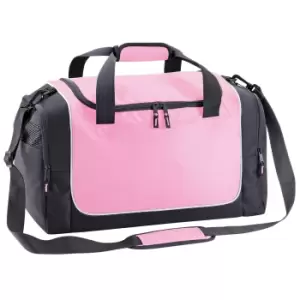 Image of Quadra Teamwear Locker Duffle Bag (30 Litres) (One Size) (Classic Pink/Graphite/Whi)