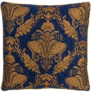Image of Shiraz Cushion Cover, Navy, 45 x 45cm - Paoletti