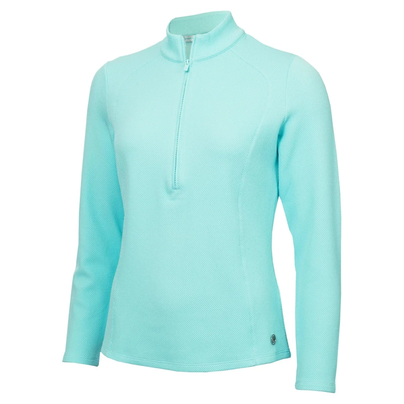 Image of Calvin Klein Golf Womens Pullover Jumper Aqua female 10 (S)