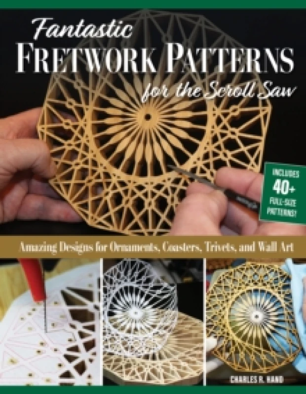 Image of Fantastic Fretwork Patterns for the Scroll Saw : Amazing Designs for Ornaments, Coasters, Trivets, and Wall Art Paperback / softback