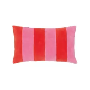 Image of Joules Rainbow Floral Cushion 40cm x 60cm, Multi