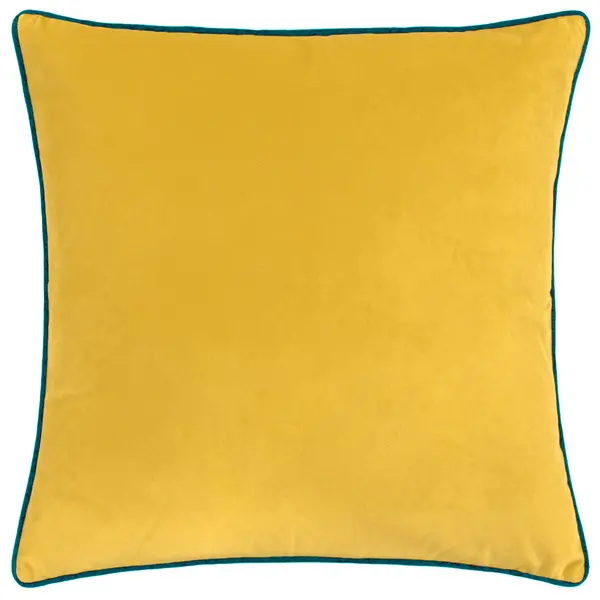 Image of Meridian Velvet Cushion Cylon/Teal, Cylon/Teal / 55 x 55cm / Polyester Filled