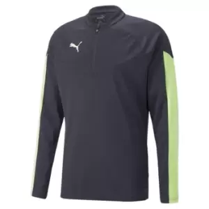 Image of Puma Individual Zip Top Mens - Black