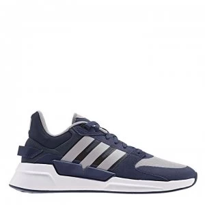 Image of adidas Run 90s Trainers Mens - Navy/Grey/Wht