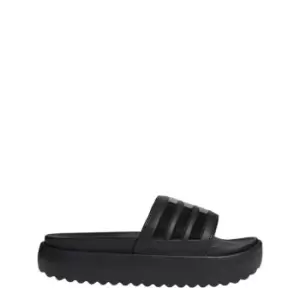 Image of adidas Adilette Platform Slides Womens - Black