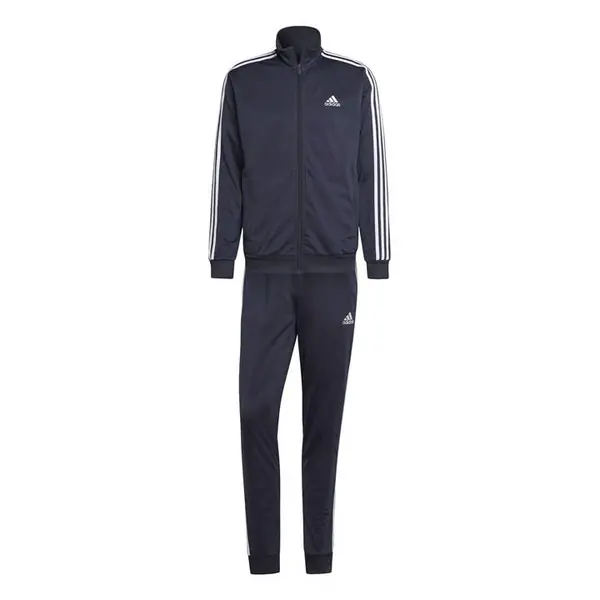 Image of adidas Basic 3-Stripes Tricot Tracksuit Mens XS Blue 63833918310