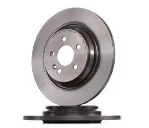 Image of PAIR PAINTED BREMBO BRAKE DISCS 08.7607.11