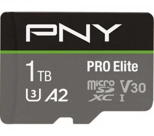 Image of PNY Pro Elite Class 10 microSD Memory Card - 1TB