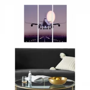 Image of MDF324317567 Multicolor Decorative MDF Painting (3 Pieces)