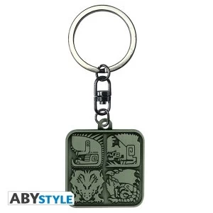 Image of Monster Hunter - Symbols Metal Keyring