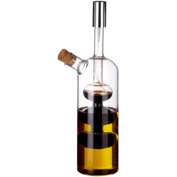 Image of Oil and Vinegar Pourer/Sprayer Glass Bottle - Premier Housewares