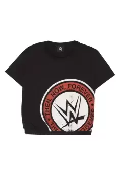 Image of Then Now Forever Logo Crop T-Shirt