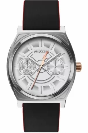Image of Mens Nixon The Time Teller Deluxe Leather Star Wars Special Watch A927SW-2446