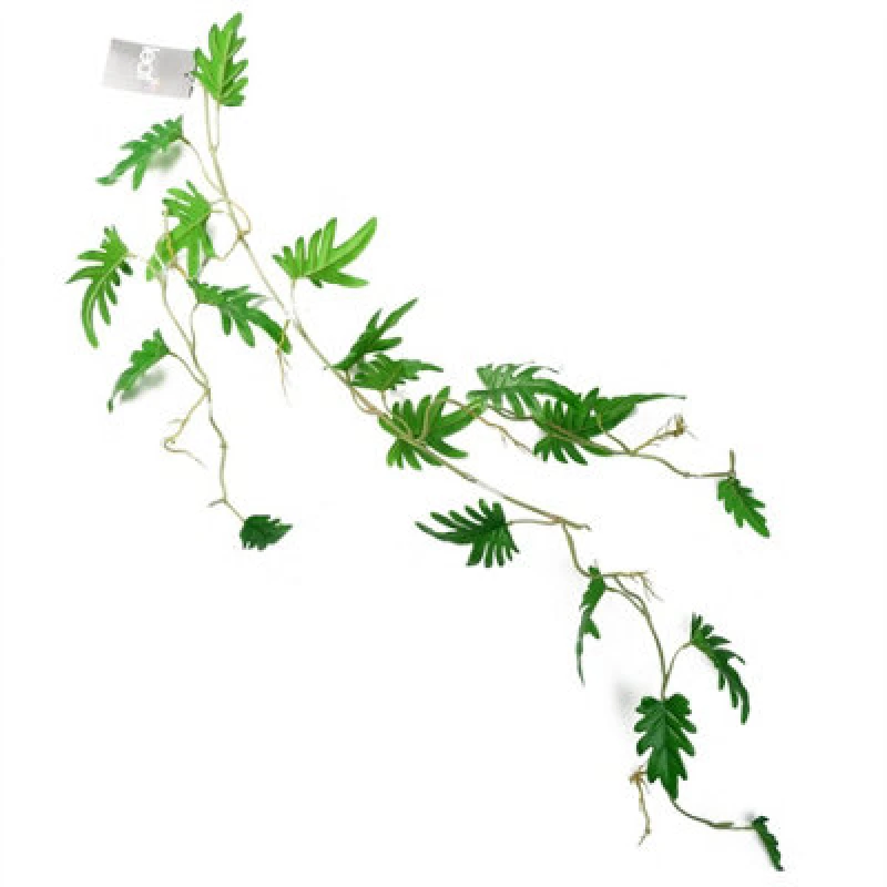 Image of Leaf 100cm Artificial Hanging Trailing Philodendron Small Leaf Plant Green unisex