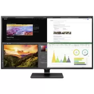 Image of LG Electronics 43BN70U-B LED 108cm (42.51 inch) EEC G (A - G) 3840 x 2160 p Ultra HD 8 ms HDMI , DisplayPort, USB-C , USB, Jack connector IPS LED