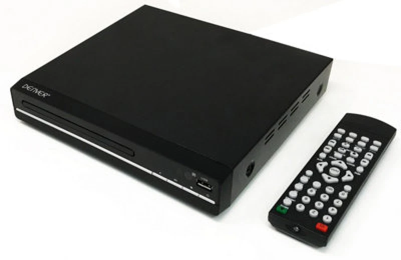 Image of Denver Compact DVD Player, Multi Region, 1080p, HDMI, Scart & Composite, USB, Remote Black unisex