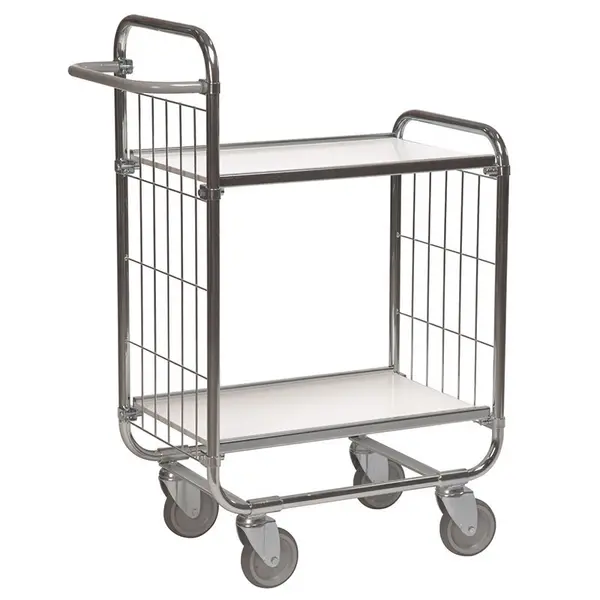 Image of ESE Direct Order Picking Trolley with 3 adjustable shelves - 1120 x 470 x 1396mm 387959 Picking Trolleys