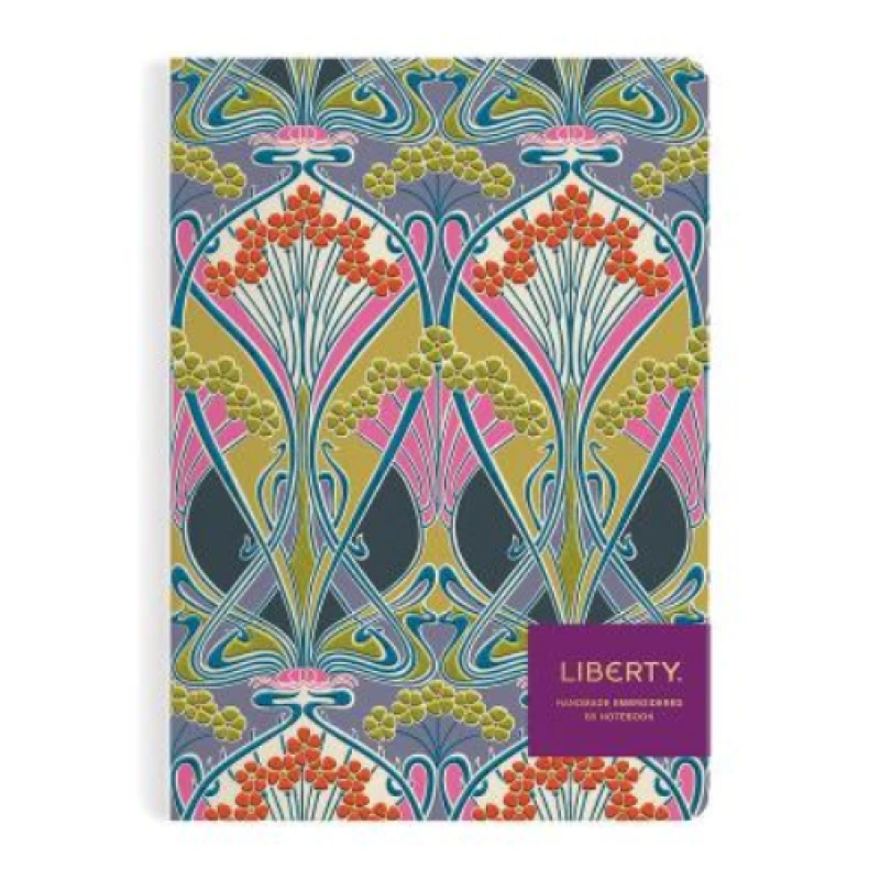 Image of Liberty Ianthe Bloom B5 Handmade Embroidered Journal. Diary or journal. By Galison, Liberty Books