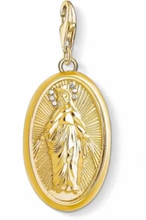Image of Ladies Thomas Sabo Sterling Silver Charm Club Virgin Mary Charm 1708-414-39