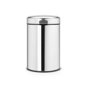 Image of Brabantia NewIcon Wall Mounted Bin 3L - Brilliant Steel