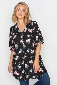 Image of Floral Angel Sleeve Top