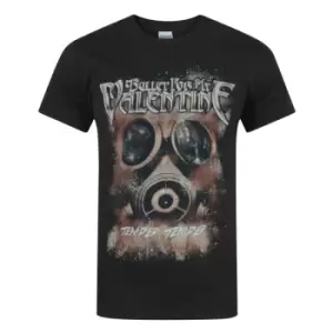 Image of Bullet For My Valentine Temper Gas Mask Unisex XL T-Shirt (Black)