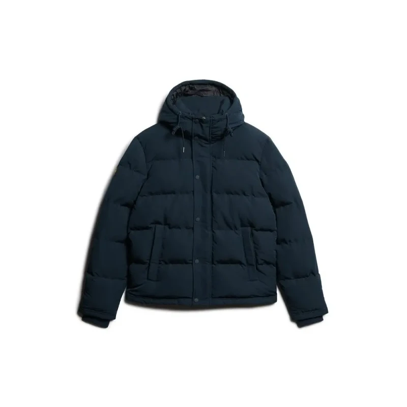Image of Superdry Everest Short Puffer Jacket Eclipse Navy XL