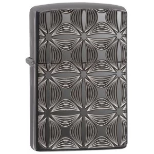 Image of Zippo Decorative Pattern Design Armor Windproof Lighter