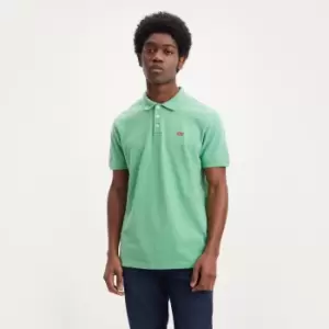 Image of Chesthit Embroidered Logo Polo Shirt in Cotton Pique and Regular Fit