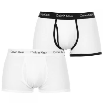 Image of Calvin Klein 365 2 Pack Trunks Mens - White/White
